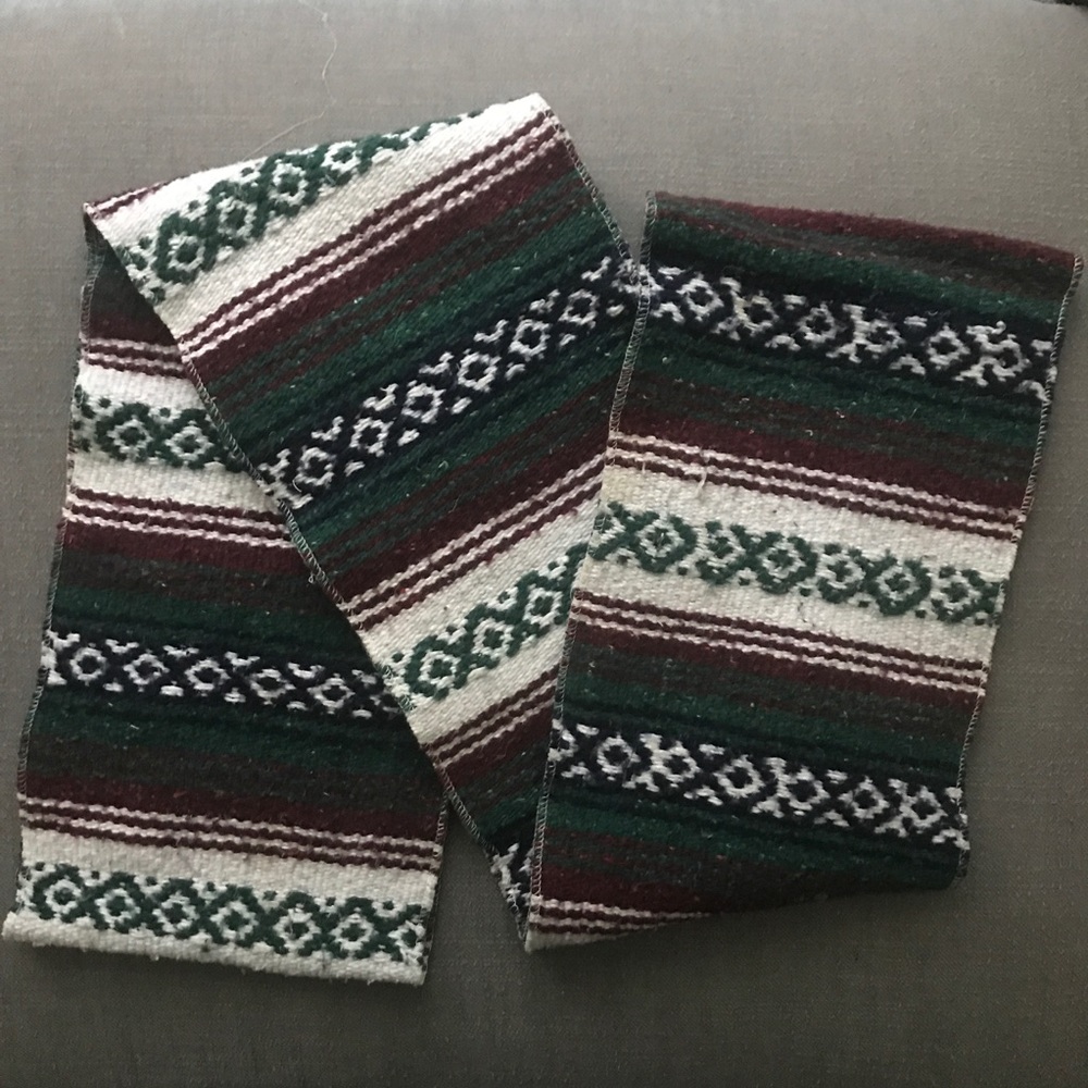 Tribal print circle scarf
